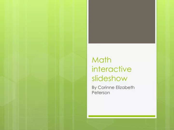 Interactive Slideshow