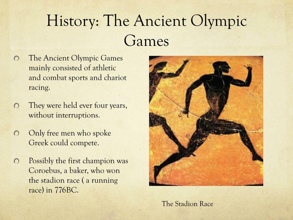 history of olympics essay in english