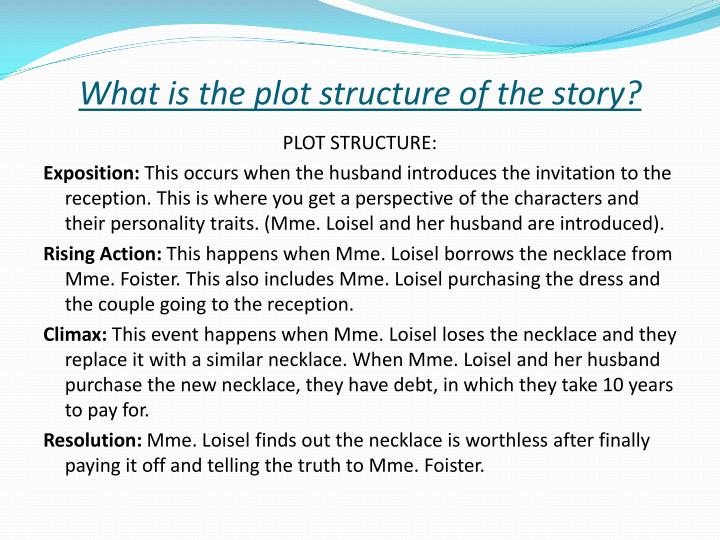 PPT The Necklace By Guy de Maupassant PowerPoint Presentation ID