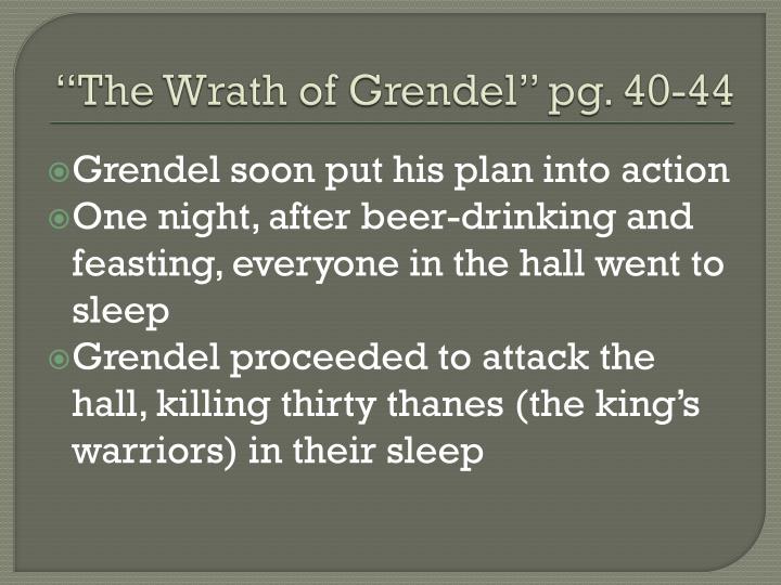 ppt beowulf powerpoint presentation id 2444688 the wrath of grendel