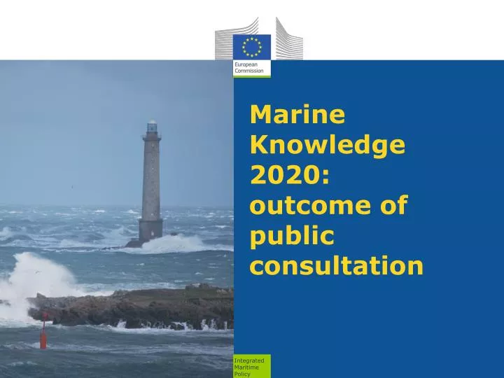 marine knowledge 2020 outcome of public consultation n.