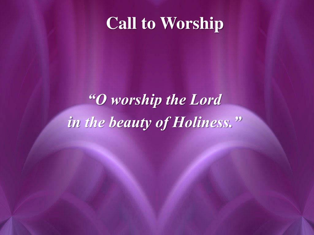 PPT Call to Worship PowerPoint Presentation, free download ID2445279