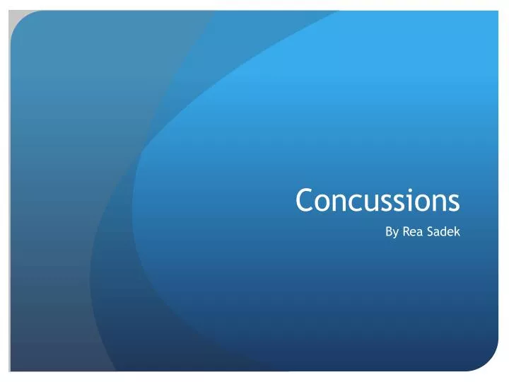 PPT - Concussions PowerPoint Presentation, Free Download - ID:2445638