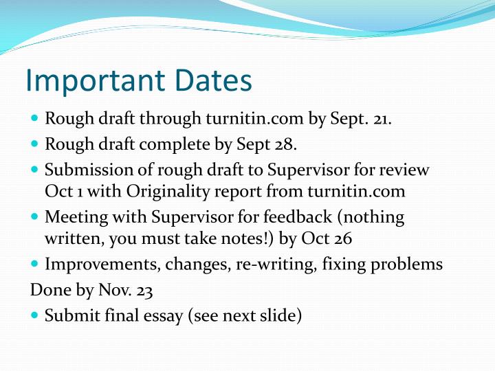 Extended essay powerpoint