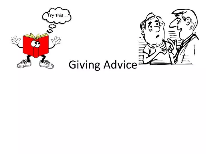 giving advice presentation