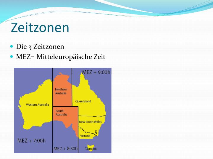 Australische Zeitzone Australische Zeitzone