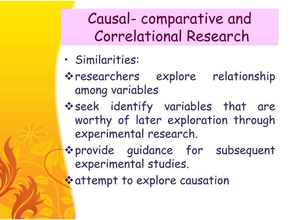 cause and effect relationship in quantitative research