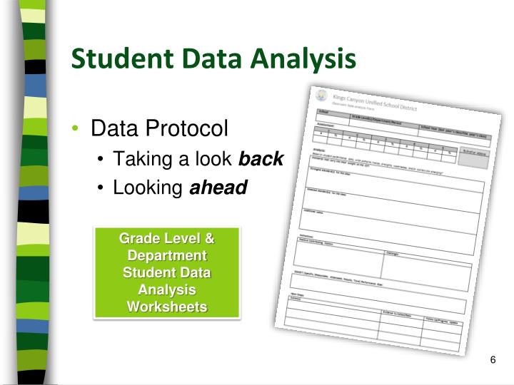 PPT - Accessing and Analyzing Student Data PowerPoint Presentation - ID