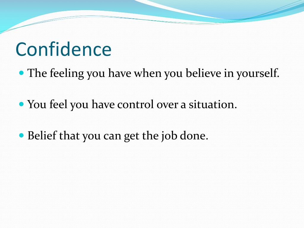 self confidence powerpoint presentation download