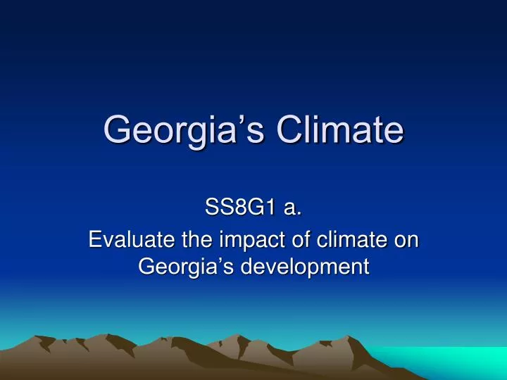PPT Climate PowerPoint Presentation, free download ID2447598