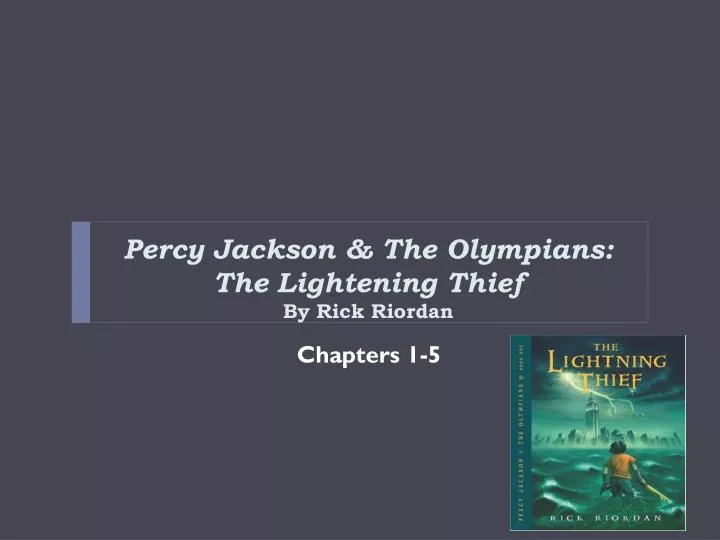 PPT Percy Jackson & The Olympians The Lightening Thief By Rick