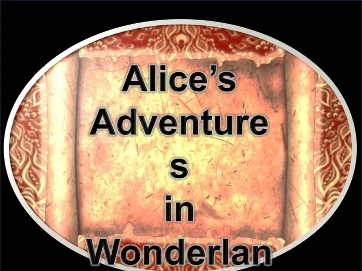 PPT Alice s Adventures In Wonderland PowerPoint Presentation Free 