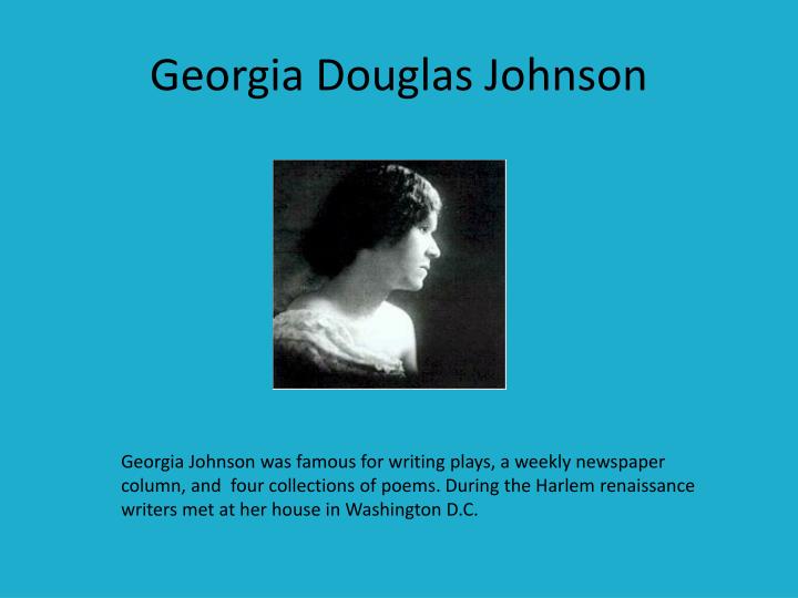 The Selected Works of Georgia Douglas Johnson by Georgia Douglas Johnson The Selected Works of Georgia Douglas Johnson by Georgia Douglas Johnson