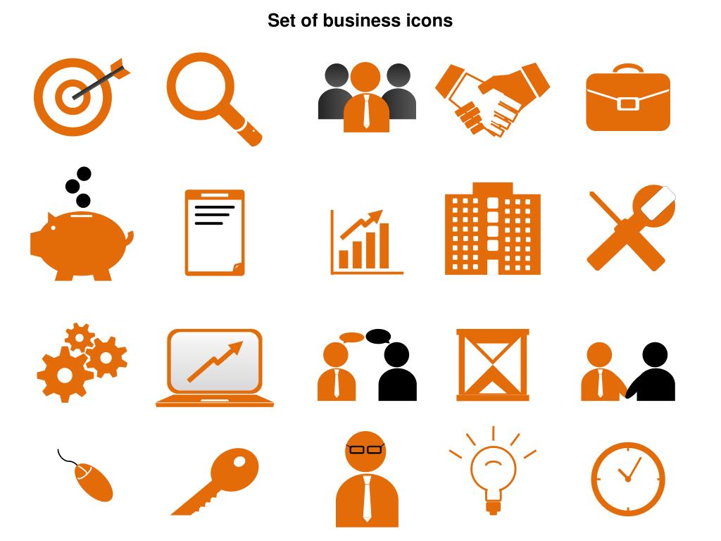 corporate presentation icons