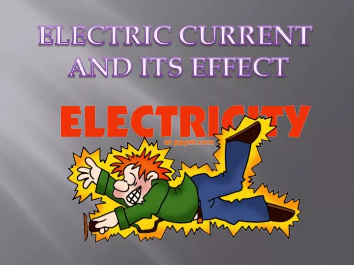 ppt presentation on electric current