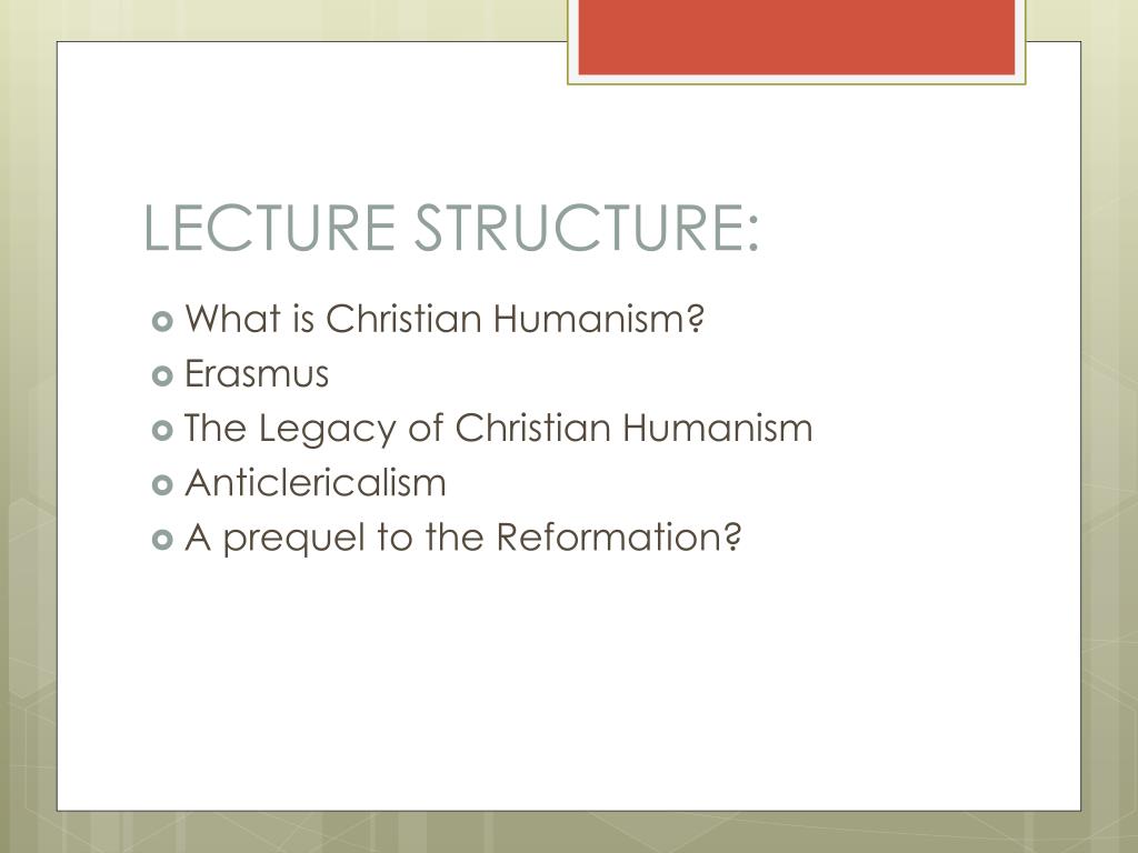 essay on christian humanism