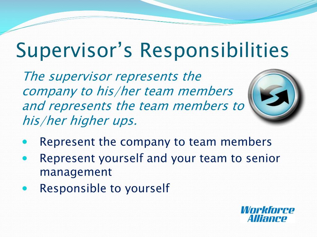 powerpoint presentation for supervisor training