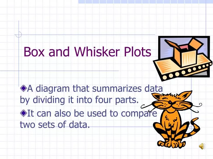 box and whisker plots n.