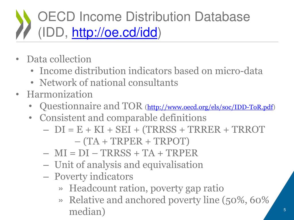 PPT - The OECD approach to MEASURE and monitoR INCOME poverty ACROsS ...