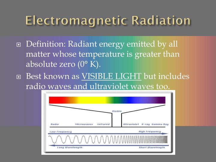 electromagnetic radiant energy examples electromagnetic radiant energy examples