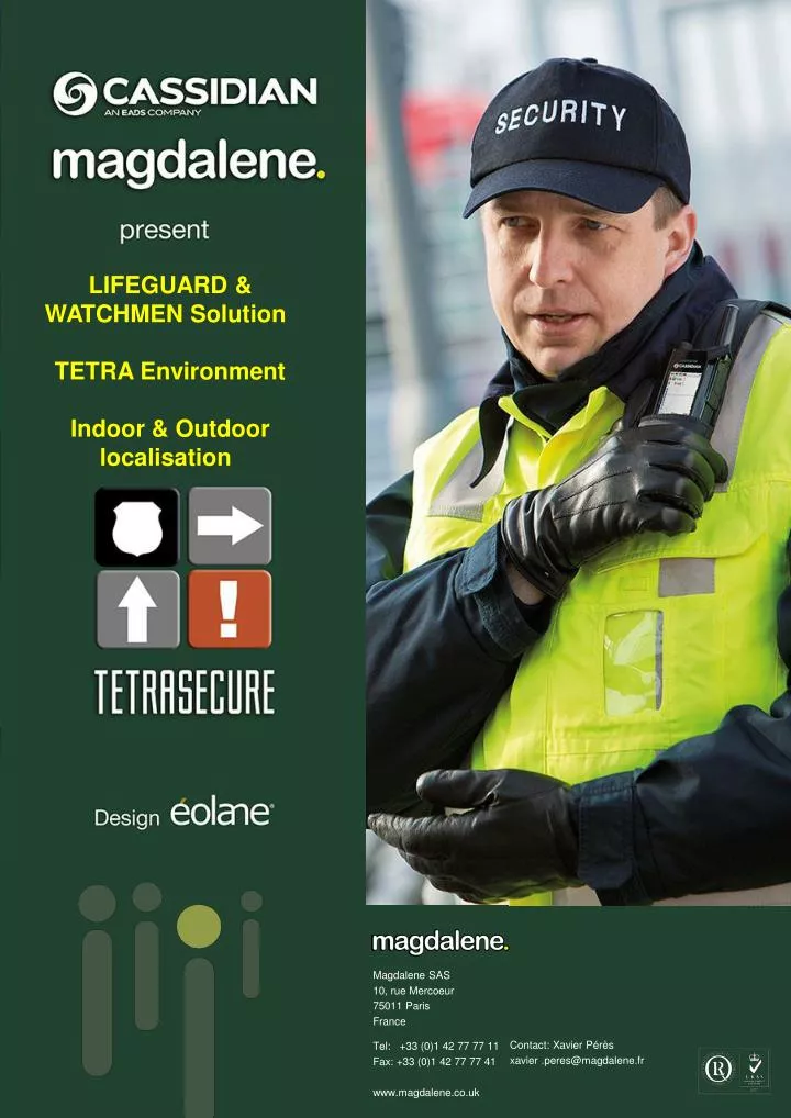 PPT  Magdalene SAS 10, rue Mercoeur 75011 Paris France Tel +33 (0)1