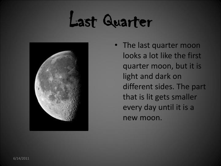 Last Quarter Moon Phase Meaning