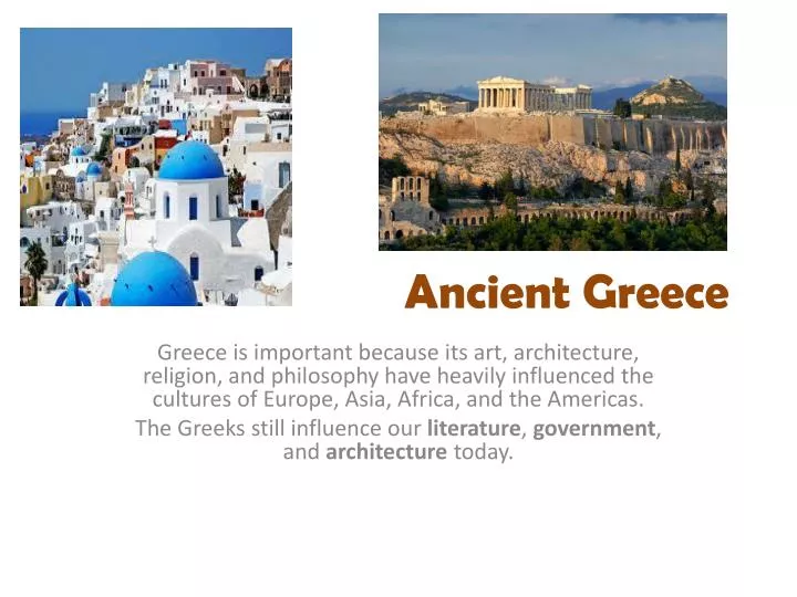 the influence of ancient greek times on modern culture Ancient greece has had an enormous amount of impact on culture in the western world some of the first works of literature in the west of which we have record come from greece, and although they were created at a time after older works from mesopotamia, such epic poems as the iliad and odyssey have exerted wide influence over generation after. the influence of ancient greek times on modern culture Ancient greece has had an enormous amount of impact on culture in the western world some of the first works of literature in the west of which we have record come from greece, and although they were created at a time after older works from mesopotamia, such epic poems as the iliad and odyssey have exerted wide influence over generation after.