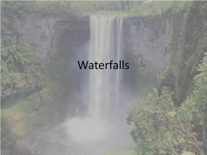 waterfalls n.