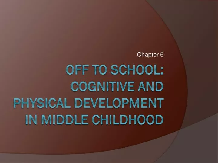 middle school cognitive development
