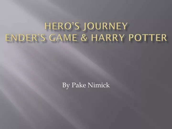 heros journey enders game heros journey enders game