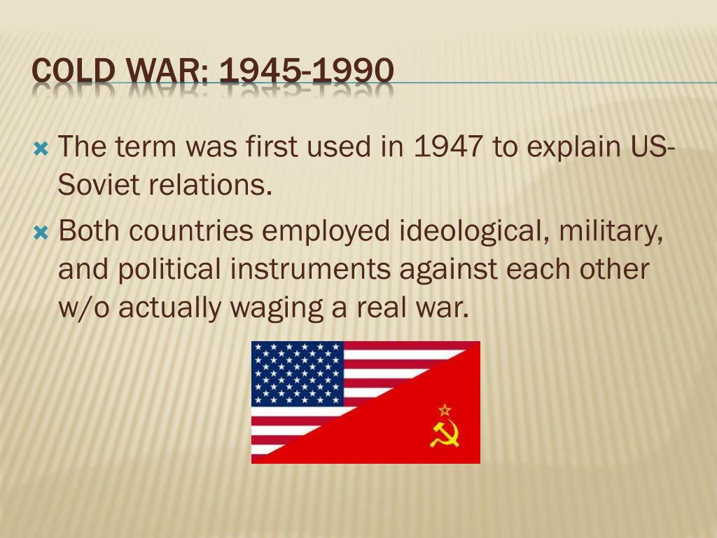 impacts of cold war essay