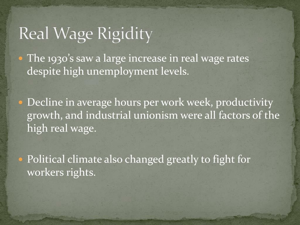 Cage Rigidity PPT - Lessons from 1930s American Depression for European Unemployment ...