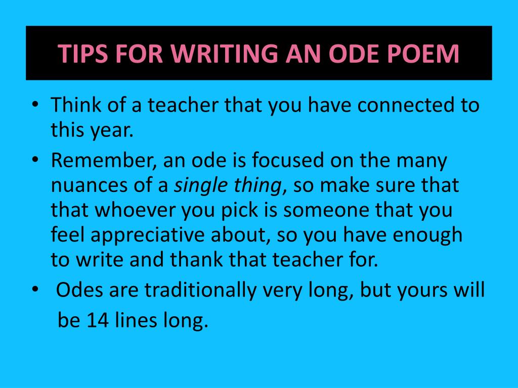 PPT - How to Write an ODE PowerPoint Presentation, free download