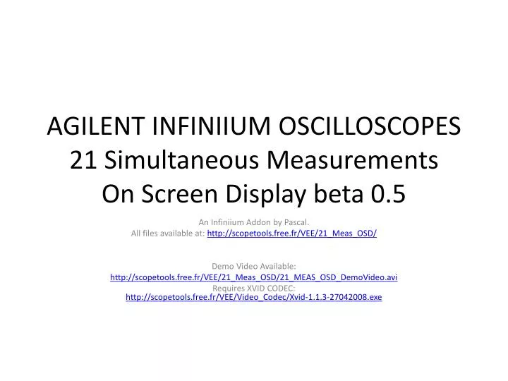 agilent infiniium oscilloscopes 21 simultaneous measurements on screen display beta 0 5 n.