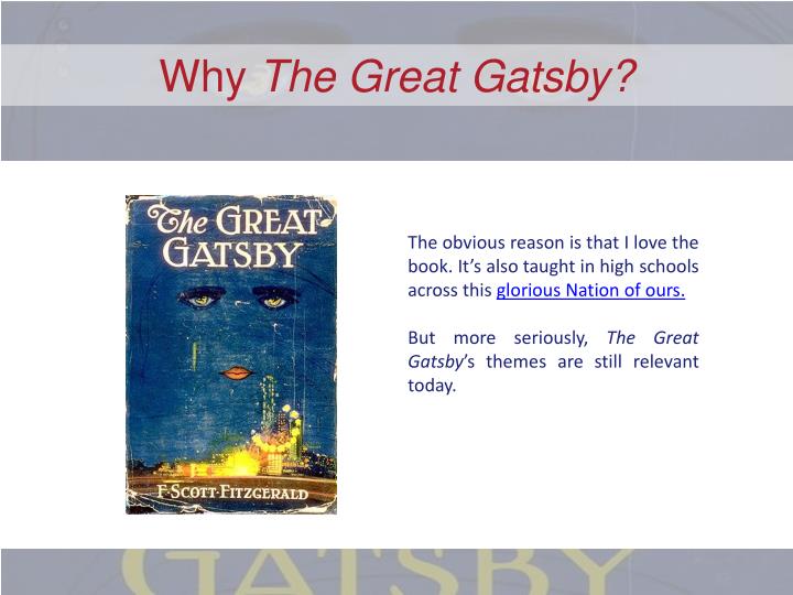 presentation of great gatsby Literary analysis the great gatsby by f scott fitzgerald genre historical novel point of view 1st person the story is told in flashback setting new york long island. presentation of great gatsby Literary analysis the great gatsby by f scott fitzgerald genre historical novel point of view 1st person the story is told in flashback setting new york long island.