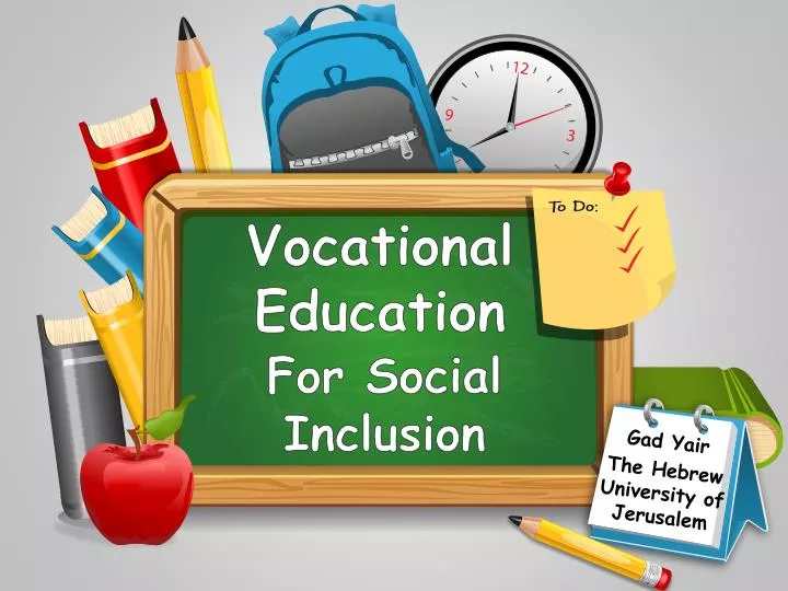 powerpoint presentation on vocational education