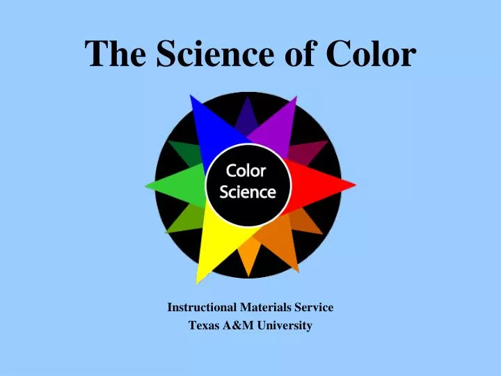 PPT - The Science of Color PowerPoint Presentation, free download - ID