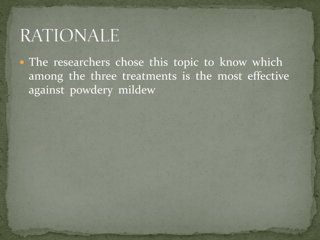 PPT COMPARISON OF “TREATMENT POTENTIAL” OF BAKING SODA, VINEGAR AND