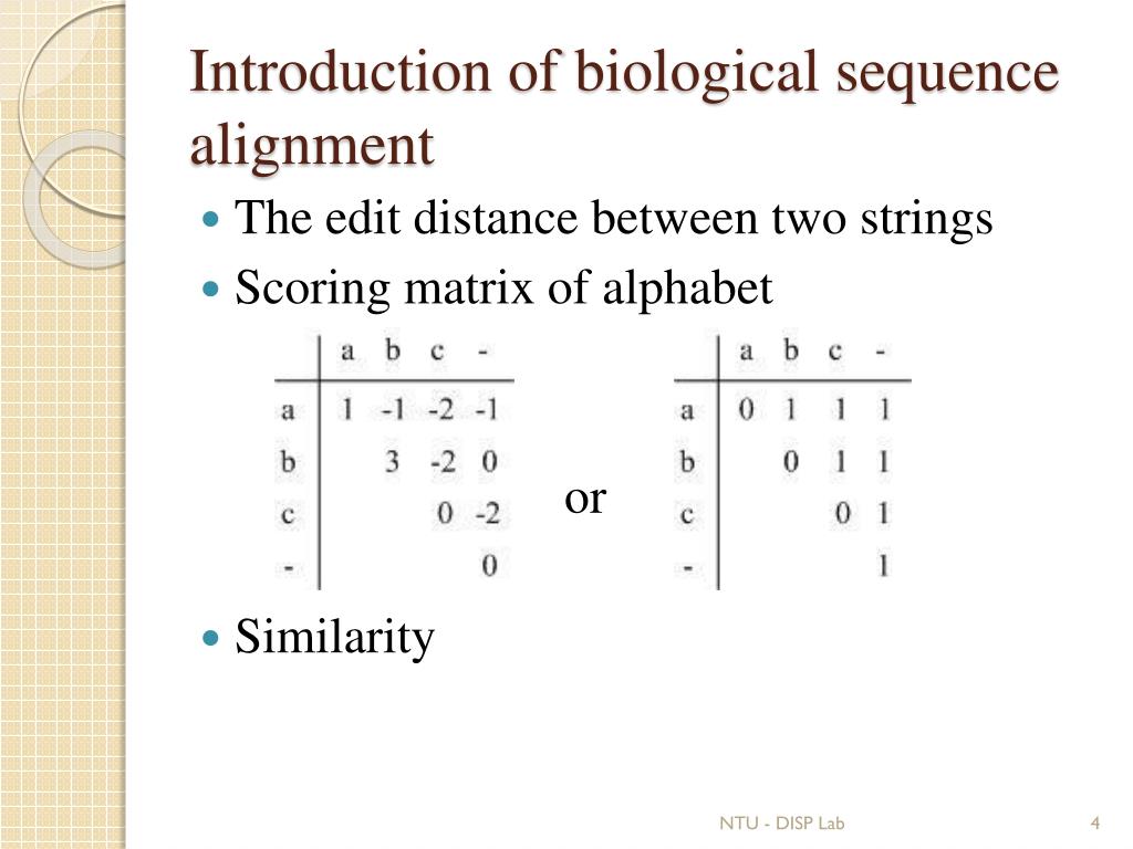 PPT - Biological Sequence Comparison And Alignment PowerPoint ...