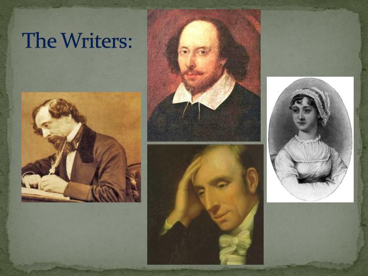 english fiction writers