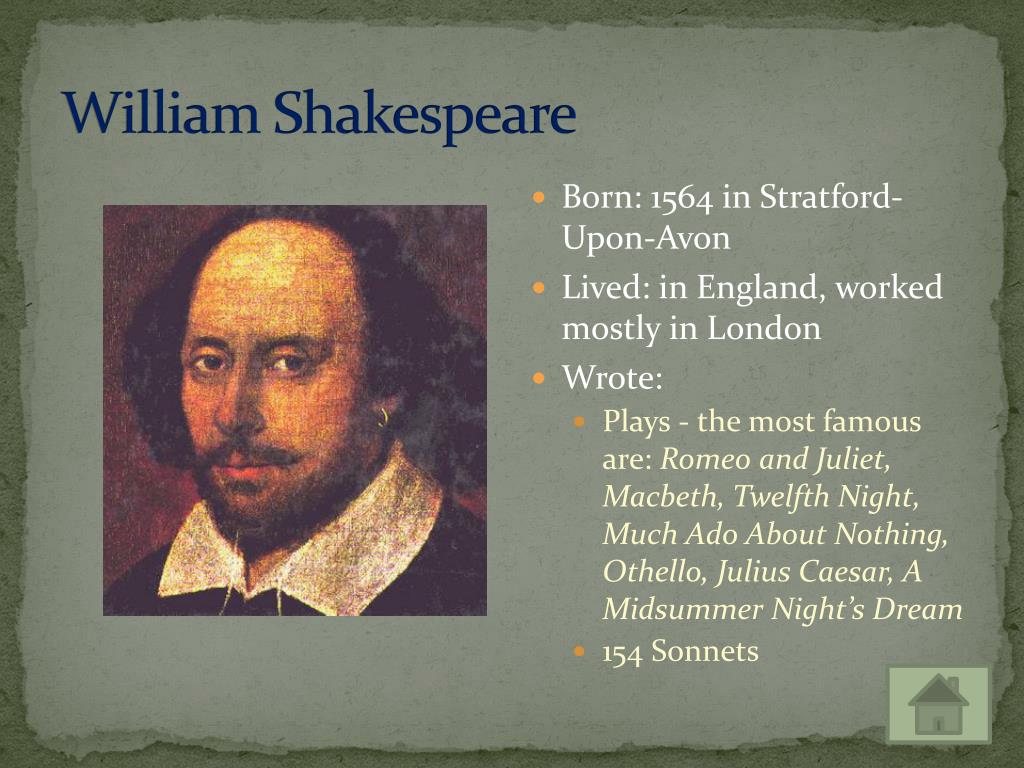 biography of famous english writers