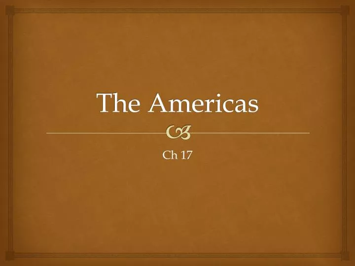 the americas n.