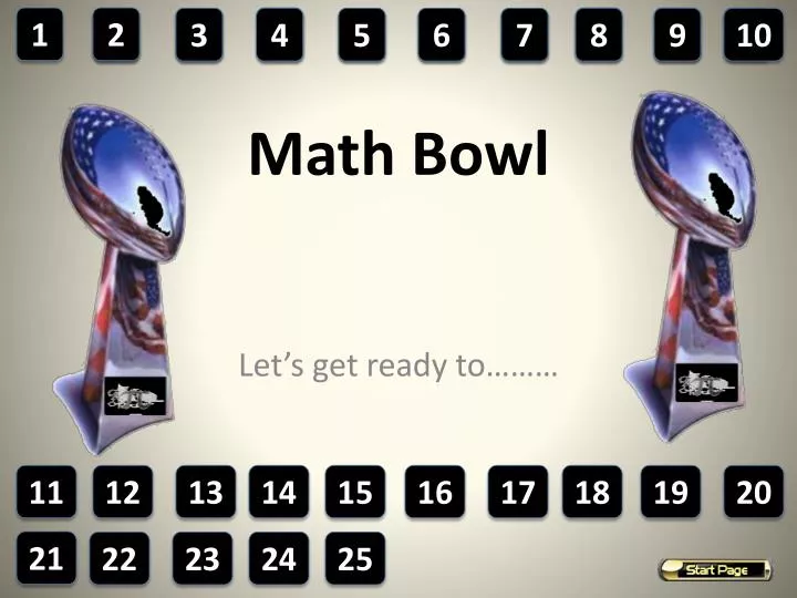 PPT Math Bowl PowerPoint Presentation, free download ID2462036