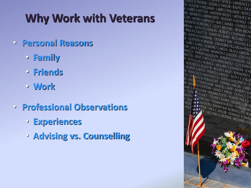 PPT - Advising Veteran Students PowerPoint Presentation, Free Download ...