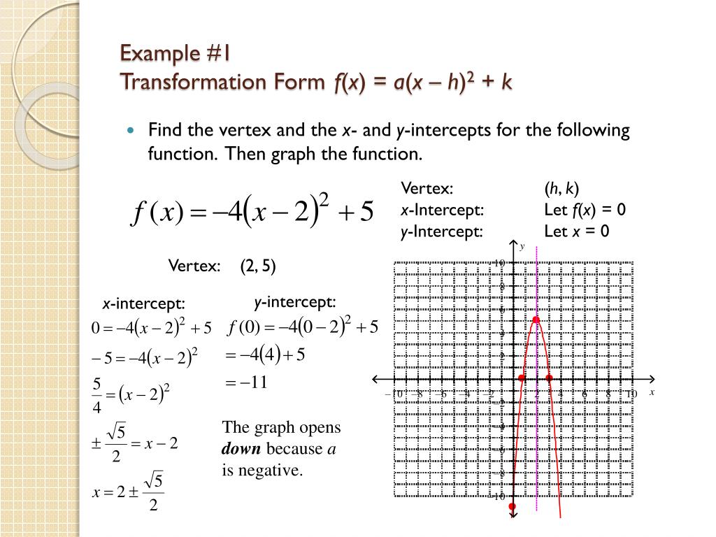 Ppt 3 3 Quadratic Functions Powerpoint Presentation Free Download Id