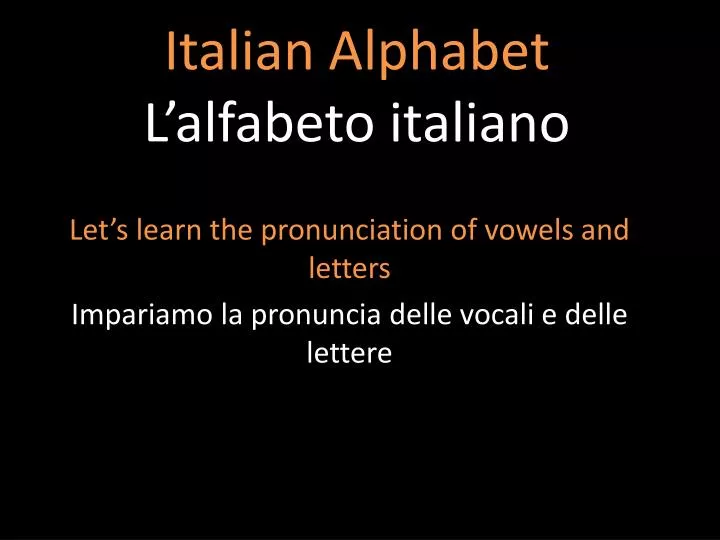 italian alphabet l alfabeto italiano n.