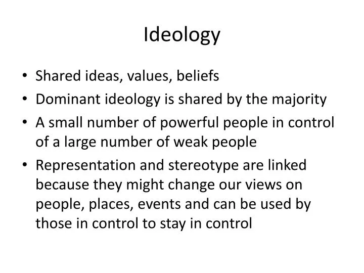 ideology n.