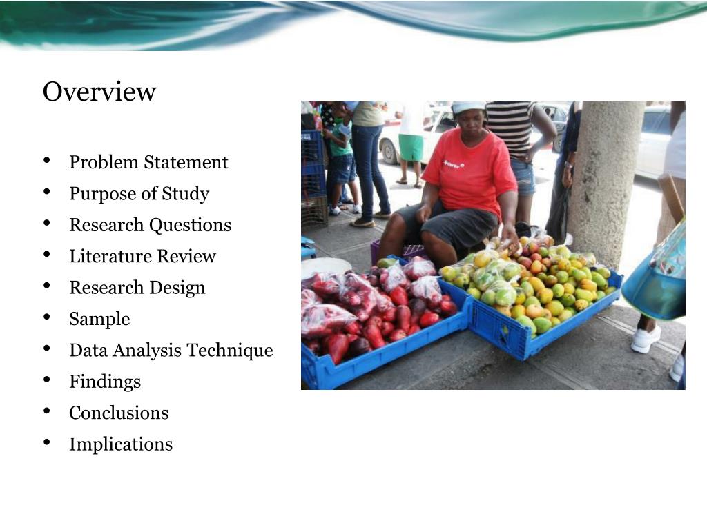 PPT - THE REGULATION OF STREET VENDING: A JAMAICAN CASE STUDY