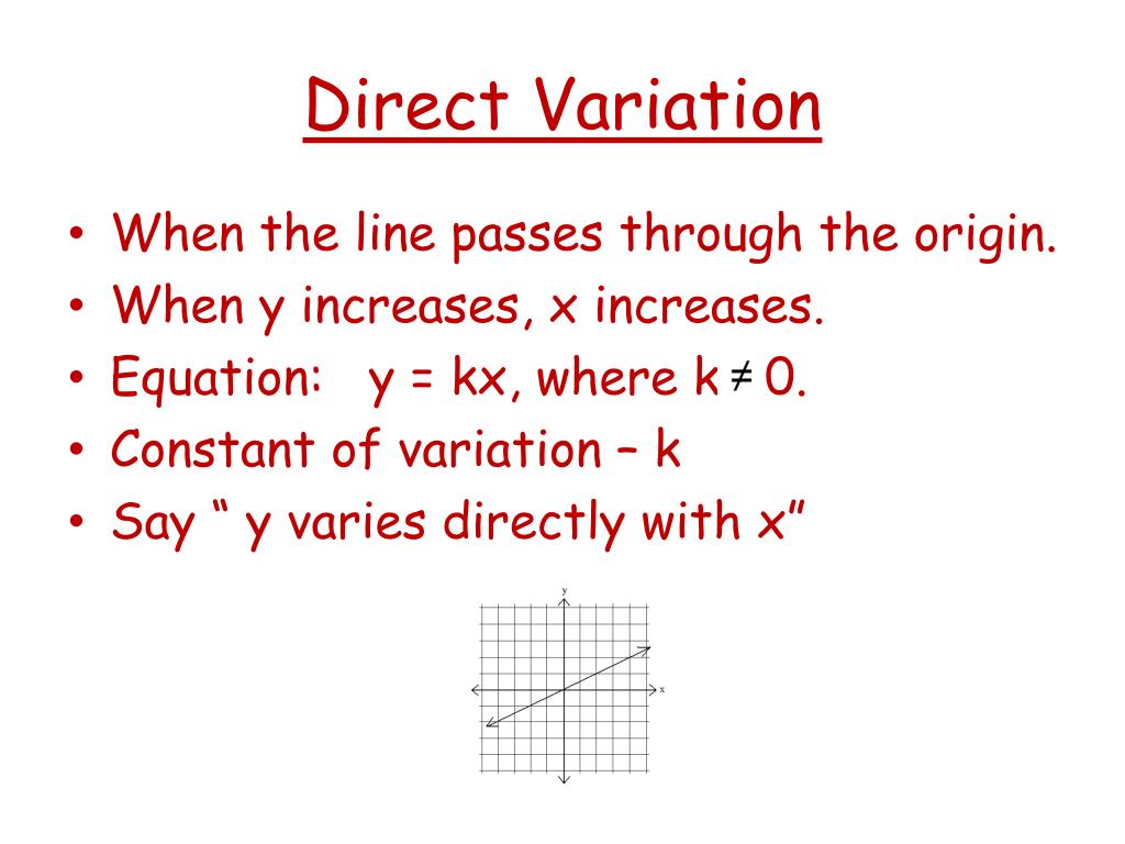 PPT - Direct and Inverse Variation PowerPoint Presentation, free ...