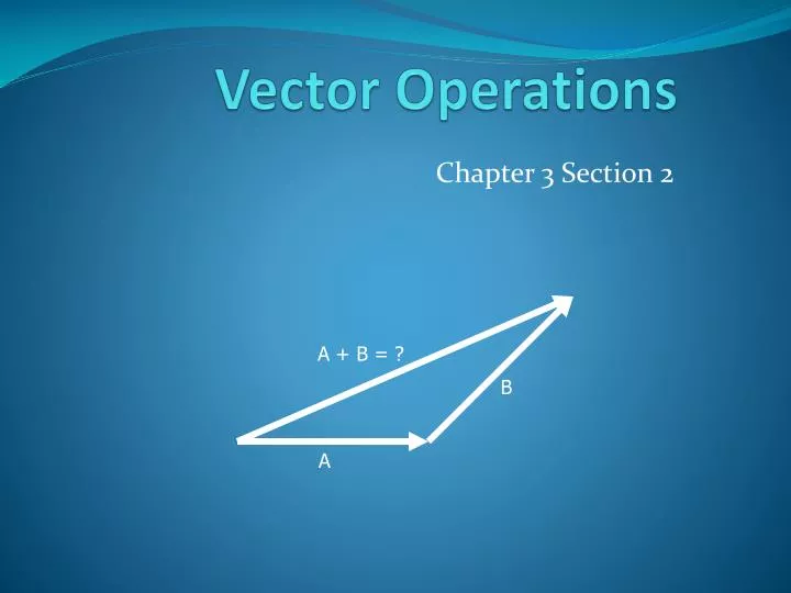 PPT - Vector Operations PowerPoint Presentation, free download - ID:2464114